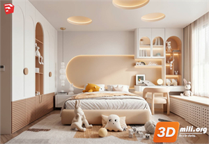 Children Room Scenes Skp FIles 